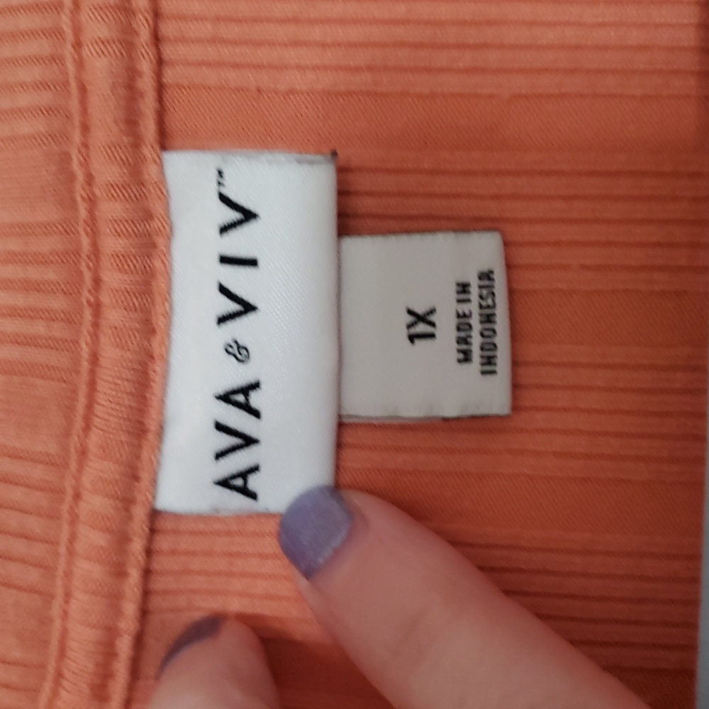 Ava & Viv Ribbed Tank Top - Picture 2 of 4